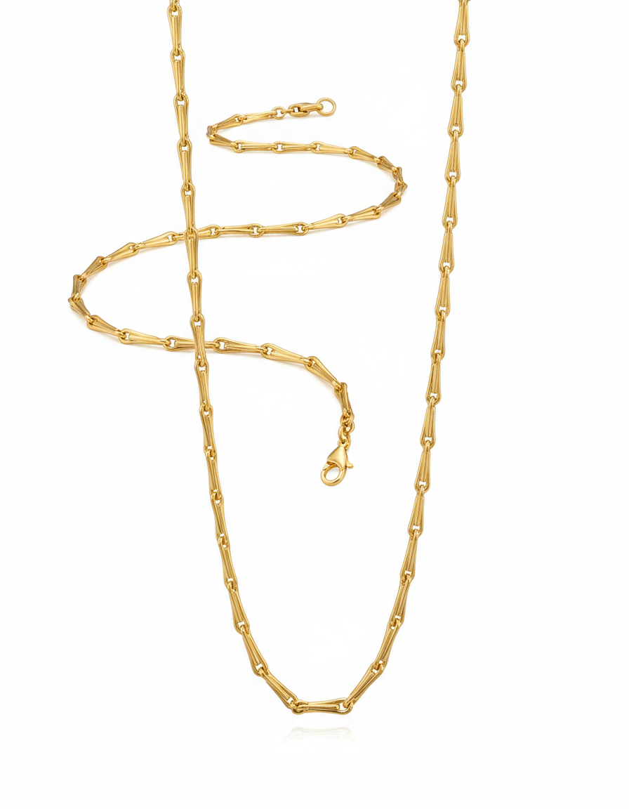 9ct Gold 18" Hayseed Necklace Chain