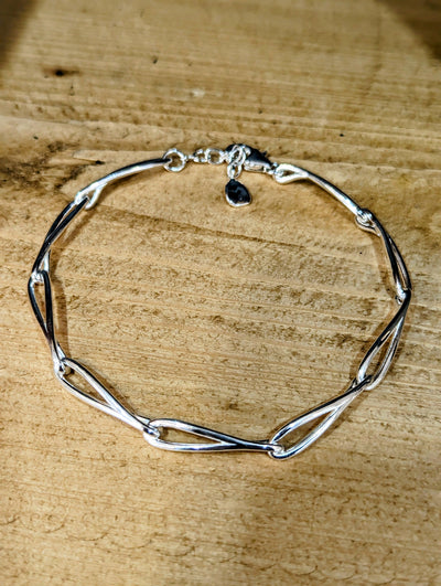 Silver Loop Bracelet - Rococo Jewellery