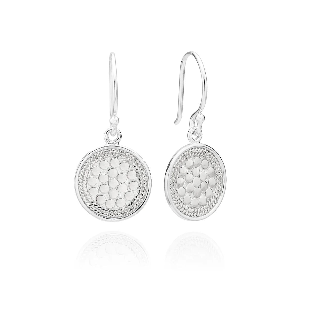 Anna Beck Sterling Silver Classic Circle Drop Earrings