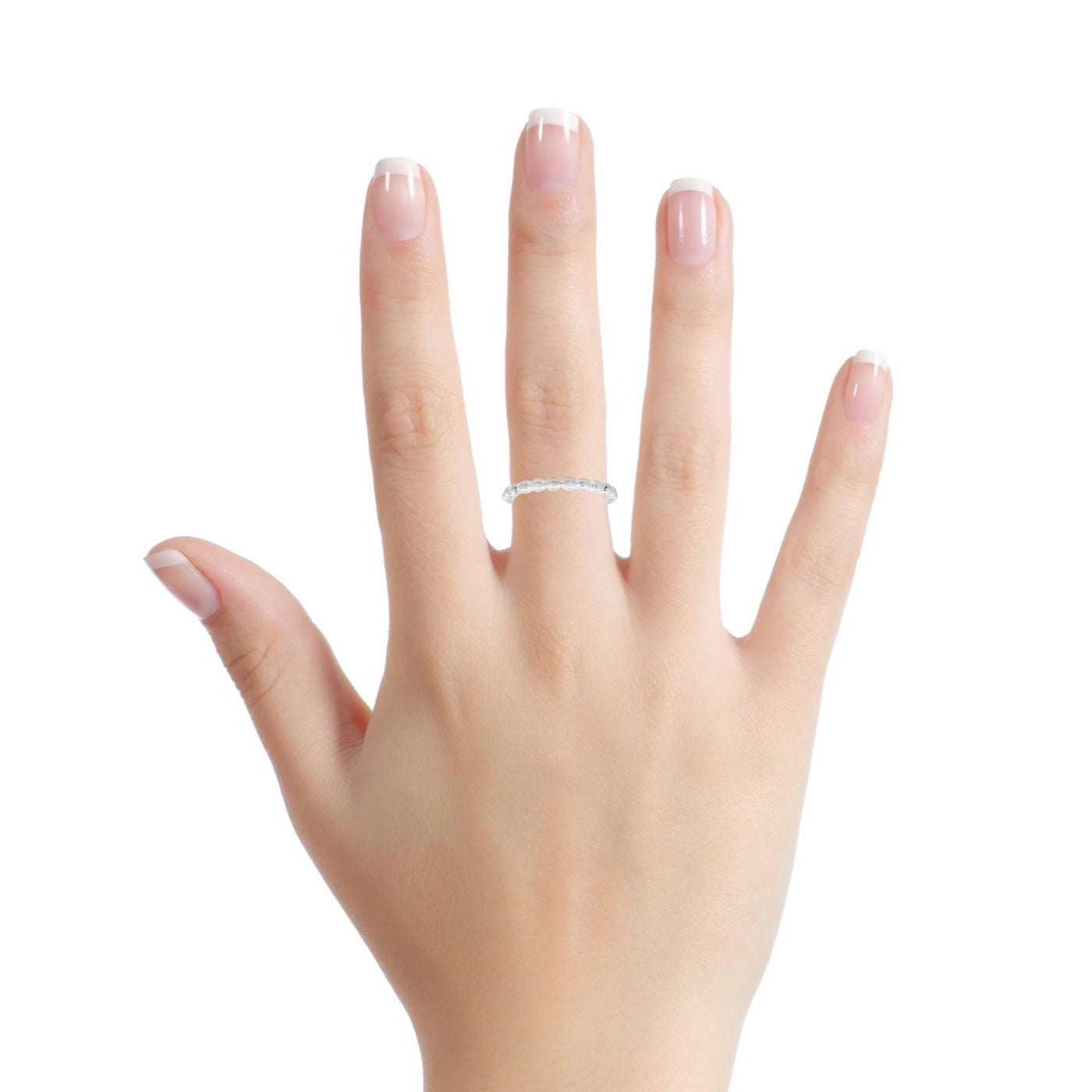 Sterling Silver Beaded Ring