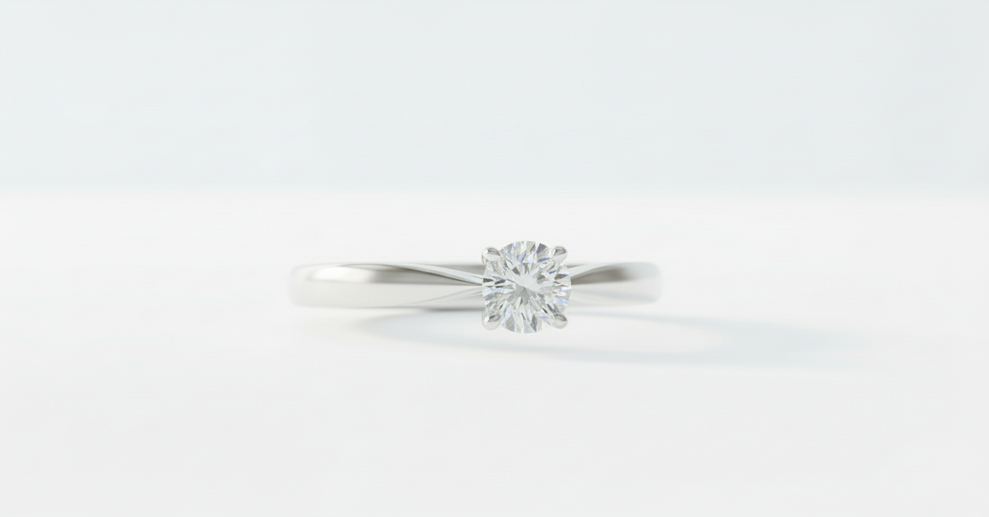 9ct White Gold 0.25ct Diamond Ring