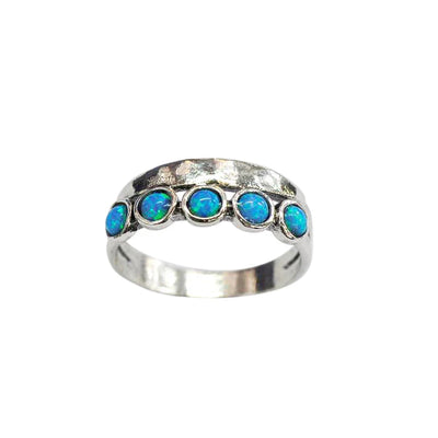 Sterling Silver Multi Opalite Ring