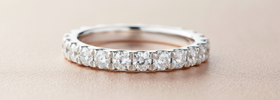 13 Diamonds and Platinum Ring