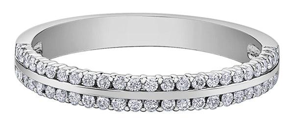 18k White Gold 50 Diamonds Ring - Rococo Jewellery