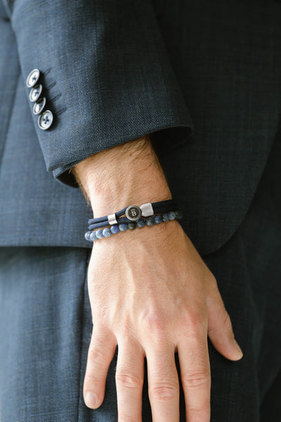 Natural Ned Blue Sodalite Gemstone Bracelet