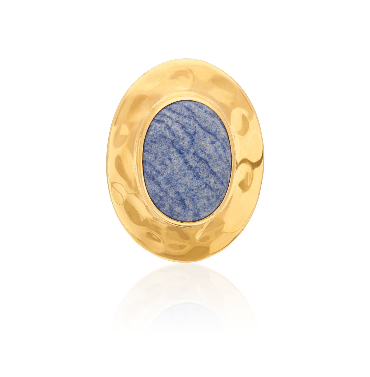 Anna Beck Gold Wavy Dumortierite Ring