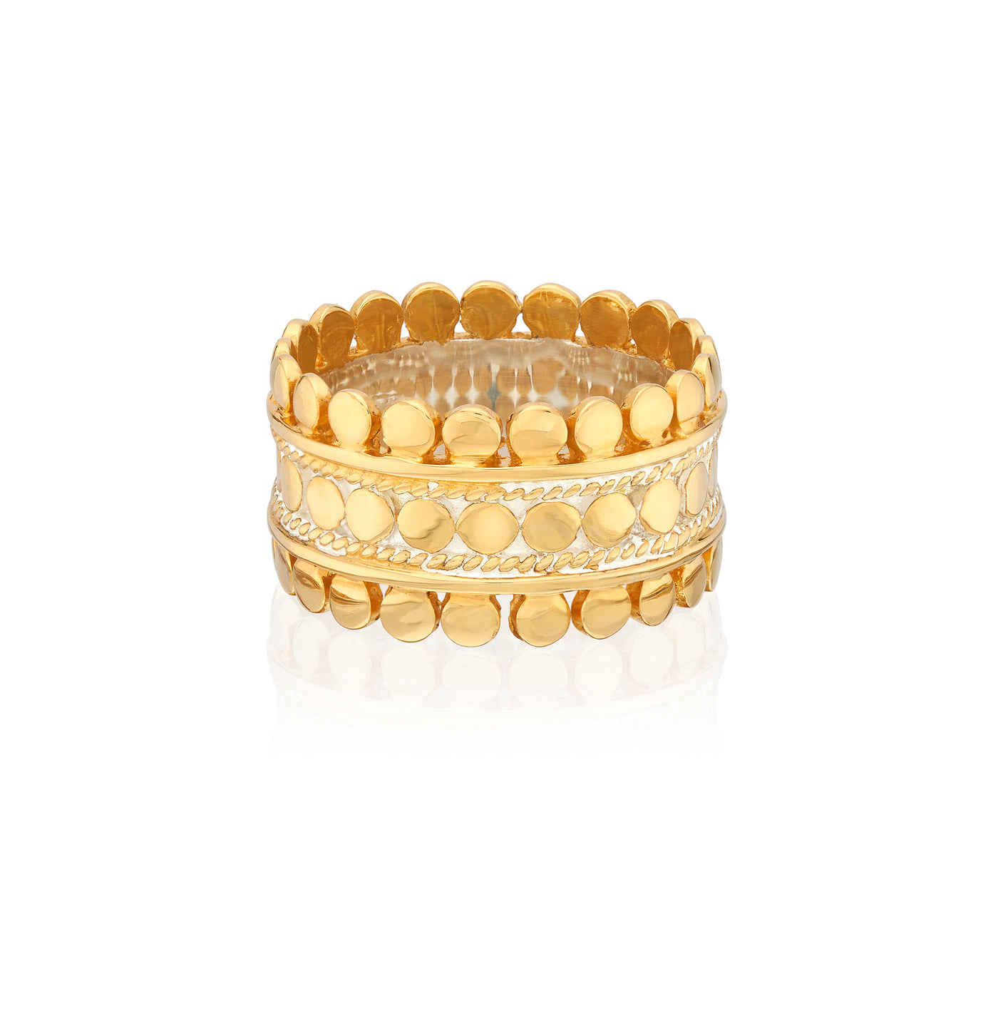 Anna Beck Gold Vermeil Scalloped Ring