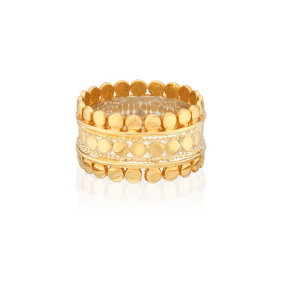 Anna Beck Gold Vermeil Scalloped Ring
