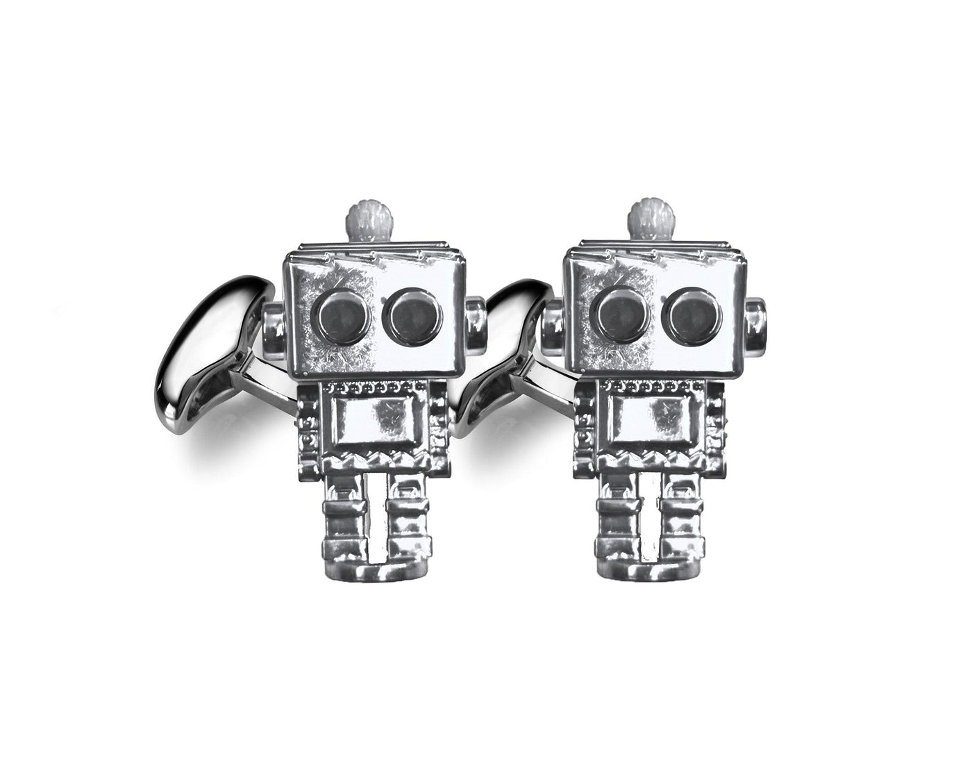 Babette Wasserman Robot Cufflinks - Rococo Jewellery