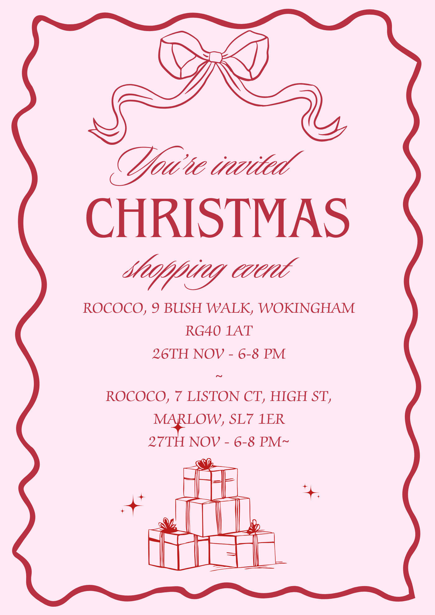 Christmas Shopping Evening 2025