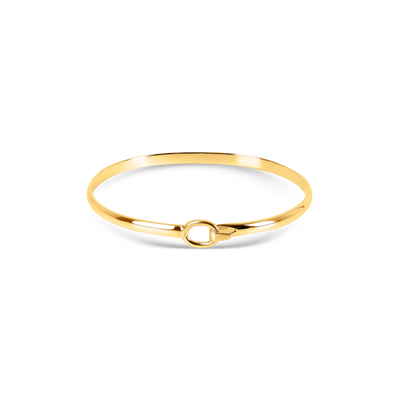 Gold Vermeil Open Belt Bangle
