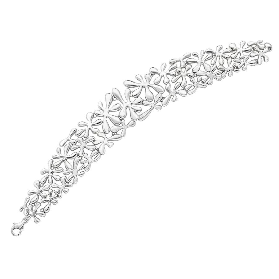 Lucy Q Sterling Silver Multi-Splash Bracelet - Rococo Jewellery