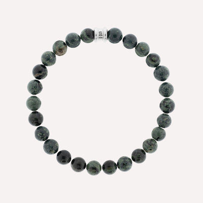 Kambaba Jasper Gemstone Beaded Bracelet