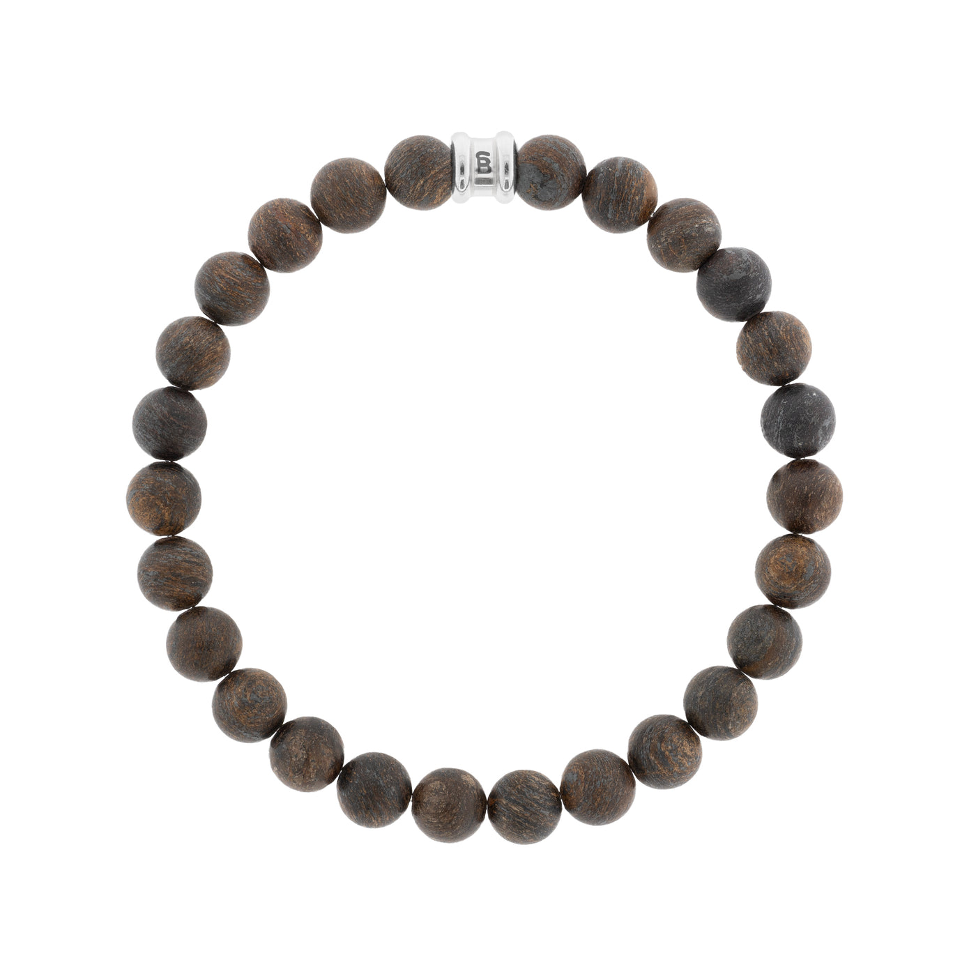 Matte Bronzite Gemstone Beaded Bracelet