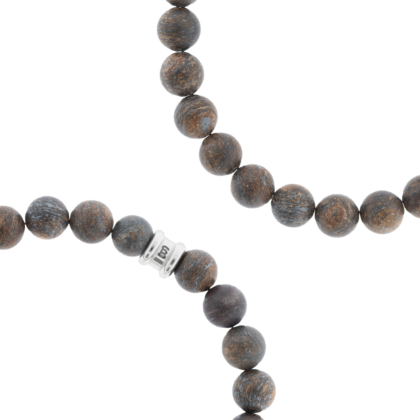 Matte Bronzite Gemstone Beaded Bracelet