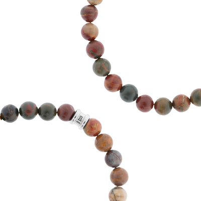 Cherry Creek Jasper Gemstone Beaded Bracelet