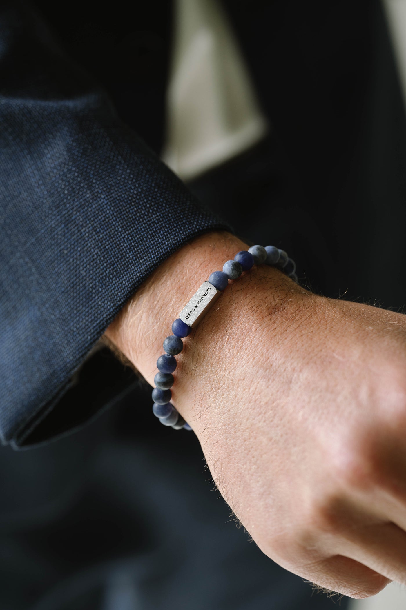 Natural Ned Blue Sodalite Gemstone Bracelet