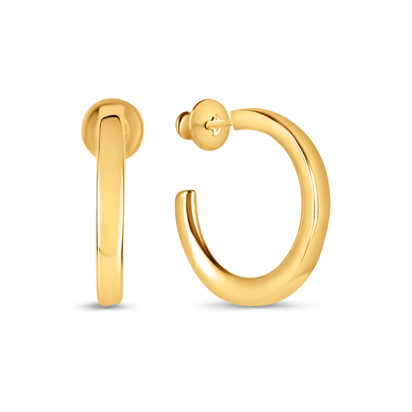 Gold Vermeil Hoop Earrings