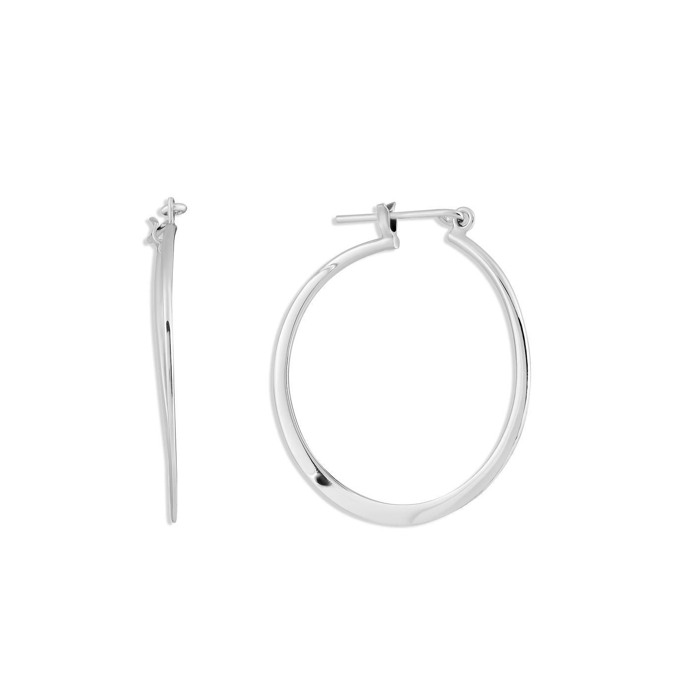 Sterling Silver Hoop Earrings