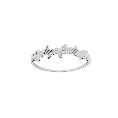 Lucy Q Sterling Silver Shard Bangle