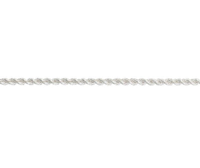 Sterling Silver Rope Chain Necklace - Rococo Jewellery