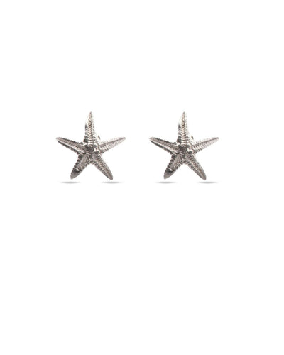 Silver Mini Starfish Stud Earrings