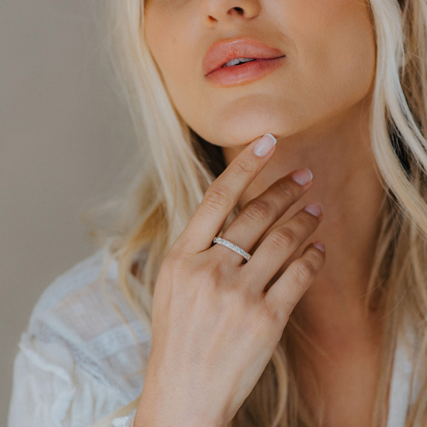 Dainty London Silver Hebe Ring