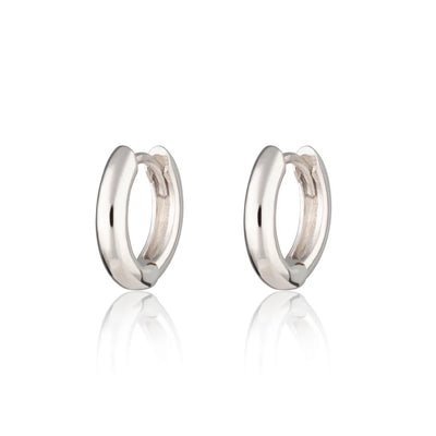 Scream Pretty Sterling Silver Huggie Hoop Earrings