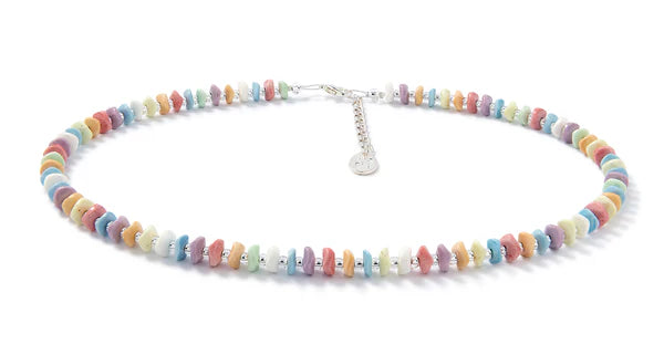 Carrie Elspeth Summer Waves Agate Full Necklace