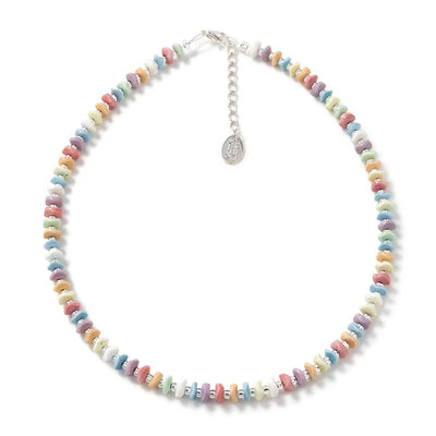Carrie Elspeth Summer Waves Agate Full Necklace