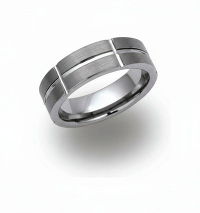 Unique & Co Tungsten Carbide Ring - Rococo Jewellery