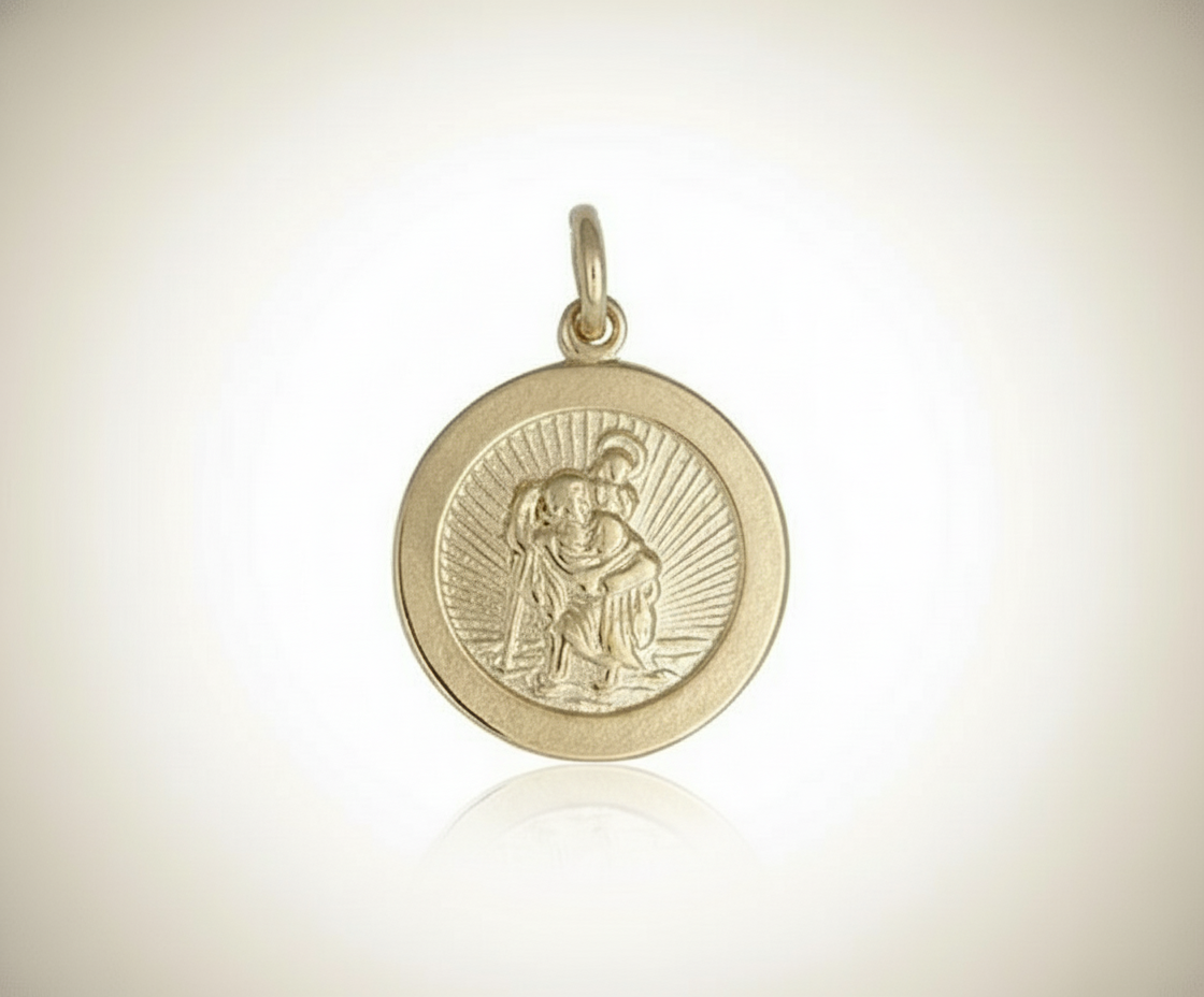 9ct Yellow Gold St Christopher