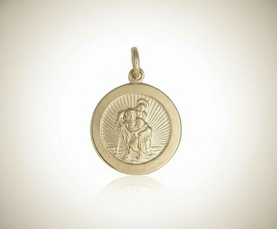 9ct Yellow Gold St Christopher