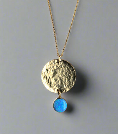 Yaron Morhaim Gold Opal Drop Necklace