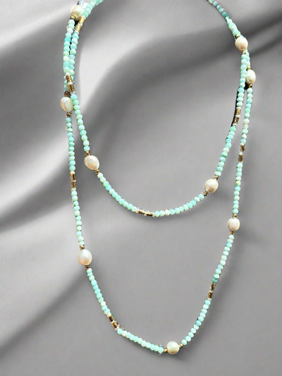 Yaron Morhaim Long Peruvian Opal Necklace
