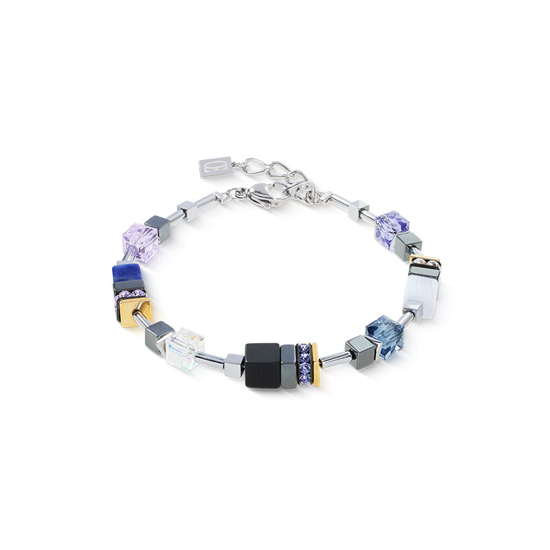 Coeur De Lion GeoCUBE® Precious Motion Bi-Colour Blue Moon Bracelet