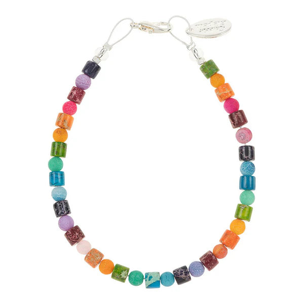 Carrie Elspeth Kaleidoscope Jasper Agate Bracelet