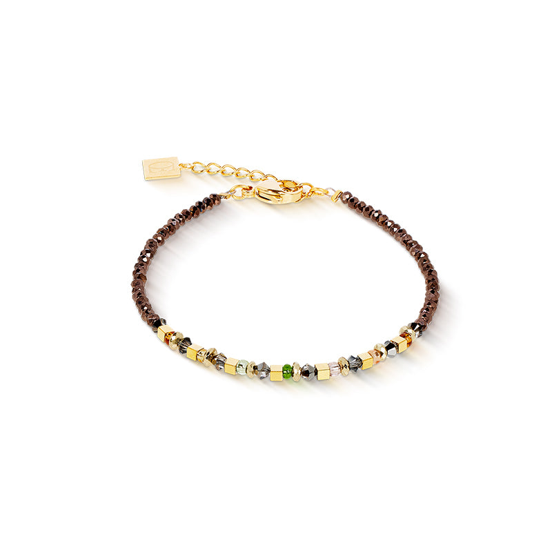 Coeur De Lion Golden Whisper Brown Olive Bracelet