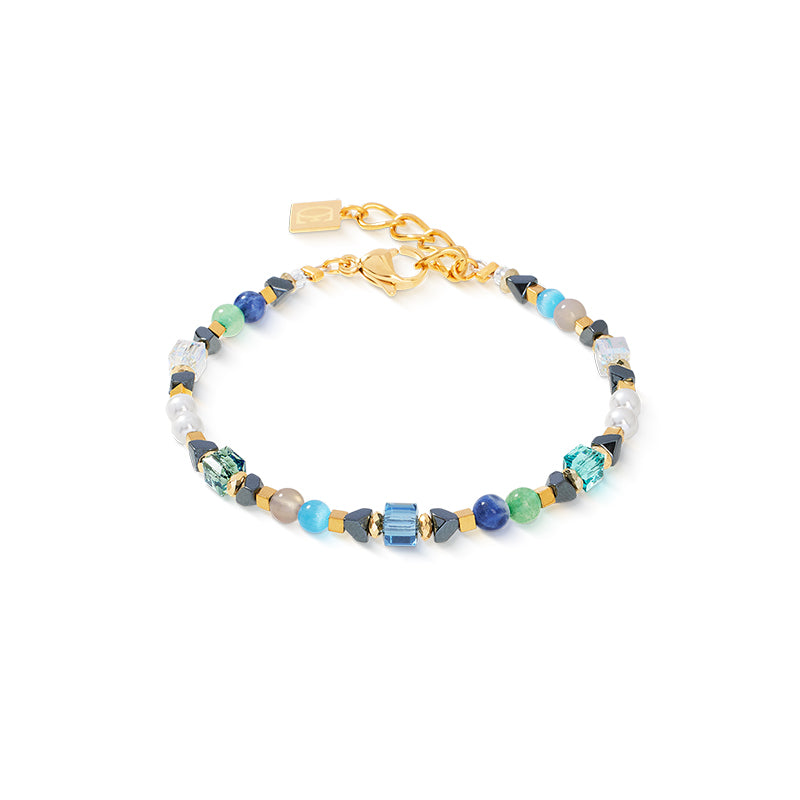 Coeur De Lion Bracelet Precious Shape Green Turquoise Mix Bracelet