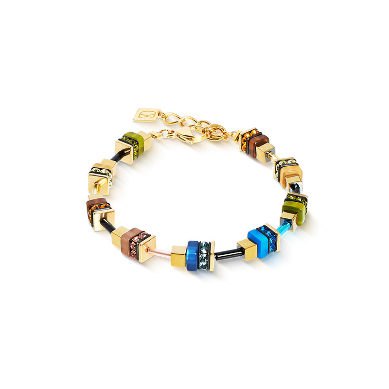 Coeur De Lion Autumn Glow Cube Multicolour Bracelet