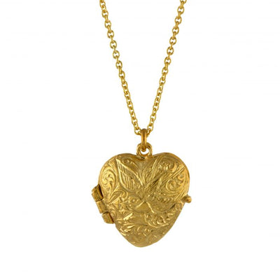 Alex Monroe Gold Victoriana Keepsake Locket Necklace