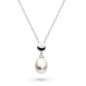 Kit Heath Sterling Silver Pebble Pearl Necklace - Rococo Jewellery