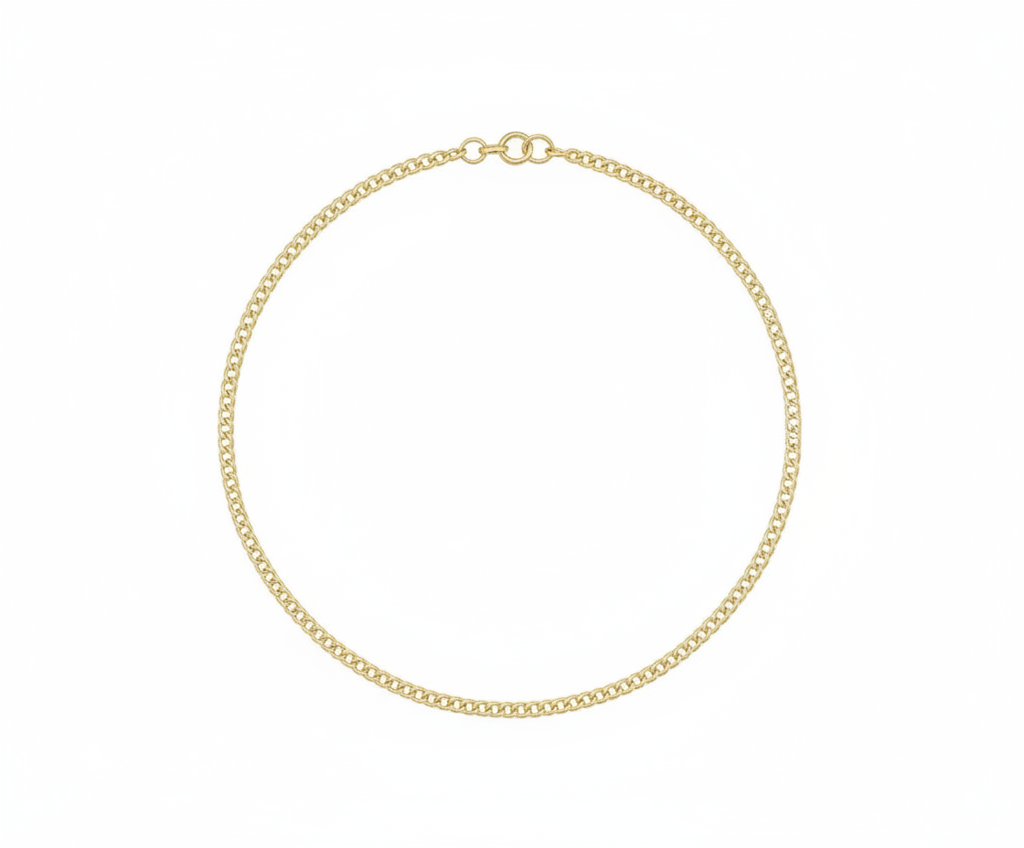 9ct Yellow Gold Curb Necklace
