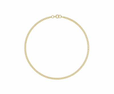 9ct Yellow Gold Curb Necklace