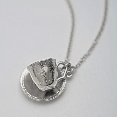 Alex Monroe Teacup and Saucer Necklace