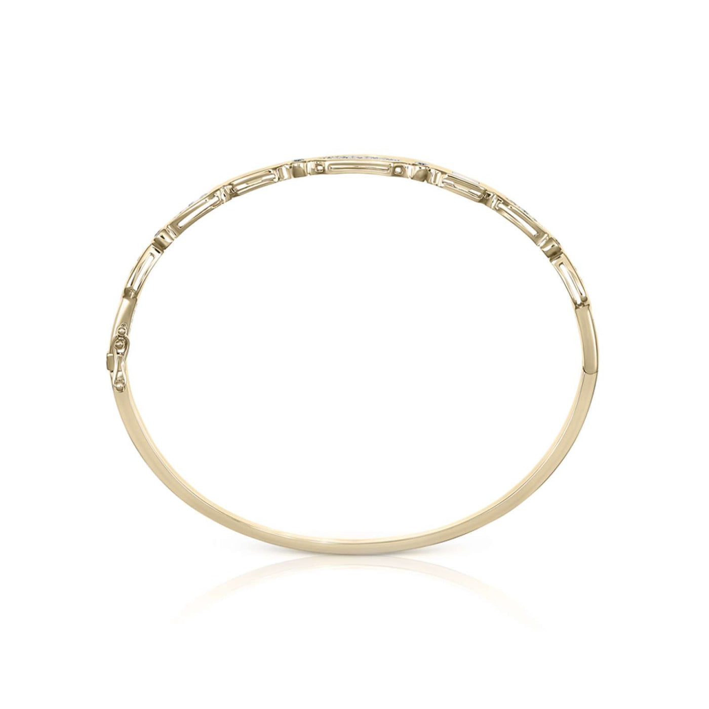 18ct Yellow Gold Diamond Bangle