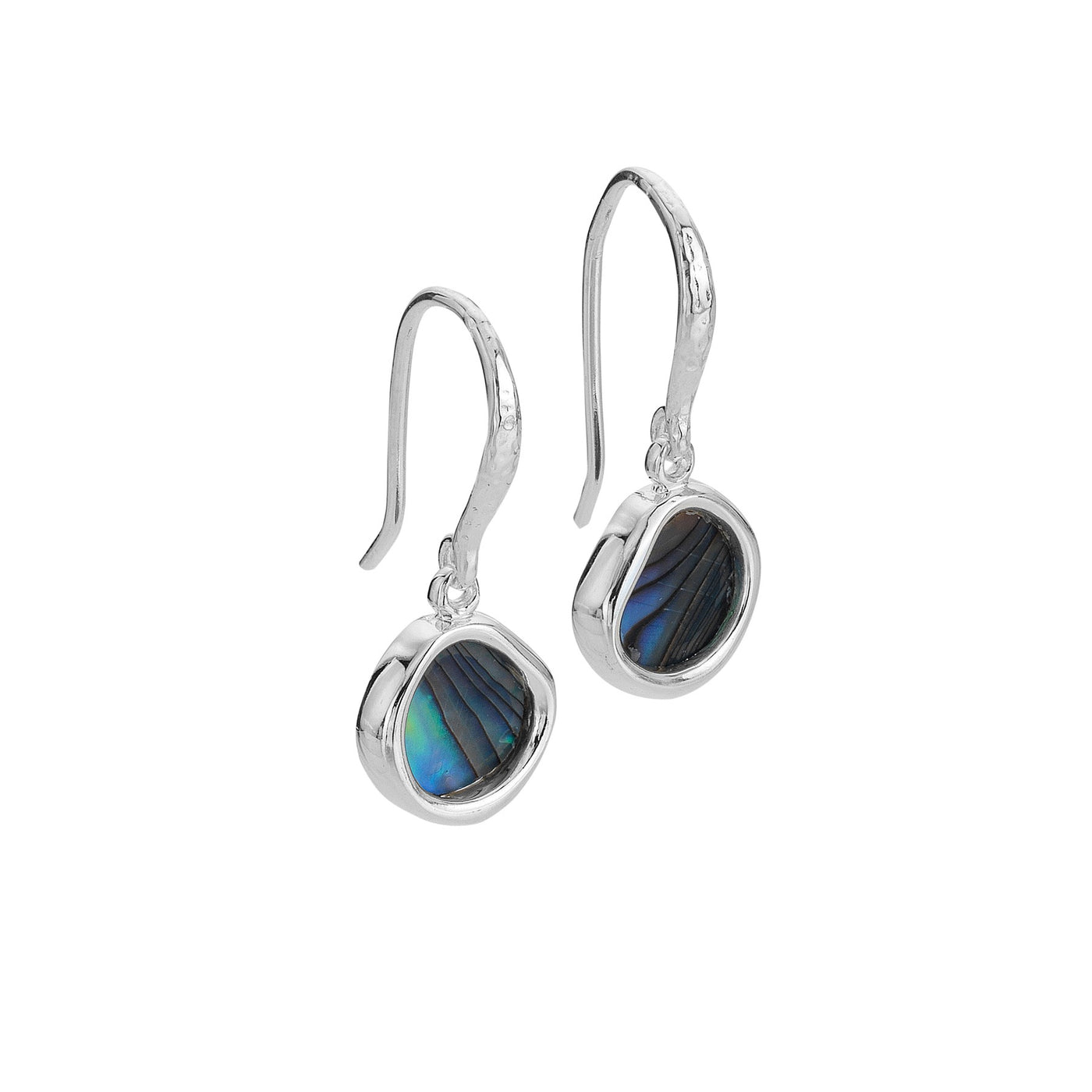 Sea Gems Paua Shell Tide Pool Drop Earrings