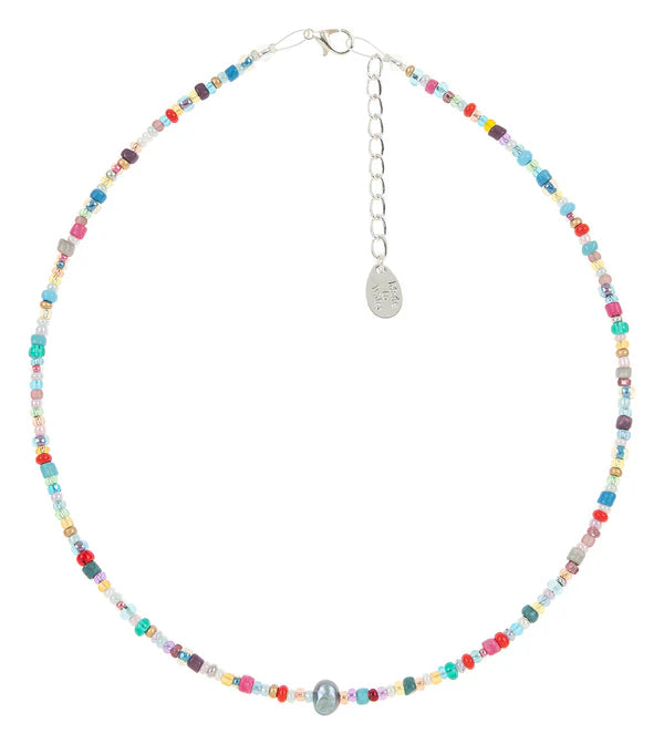Carrie Elspeth Fusion Multicoloured Beaded Necklace