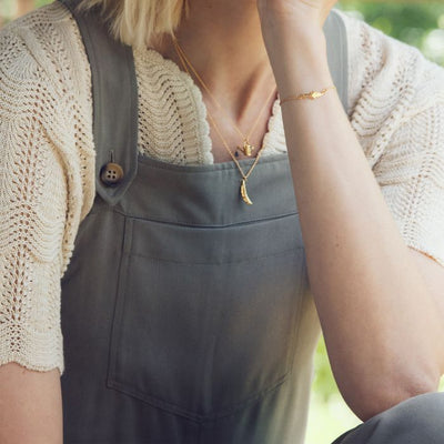 Alex Monroe Silver Watering Can Necklace