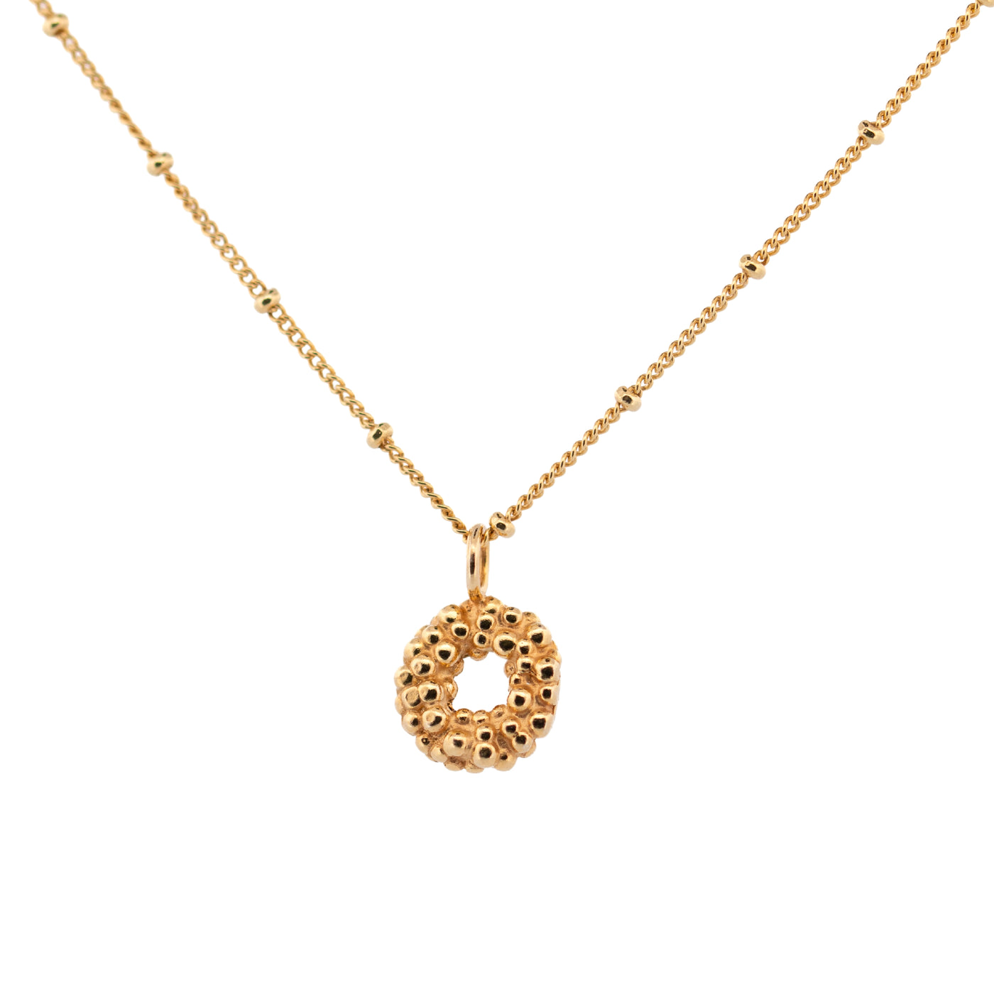 Dainty London 9ct Gold Mini Barnacle Necklace